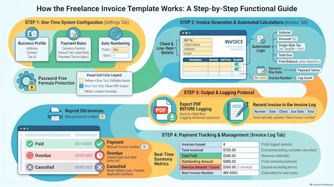 provide freelance invoice template