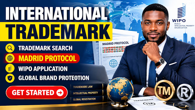 do international trademark search, madrid protocol filing and wipo application
