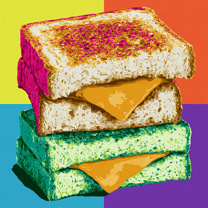 do a food pop art