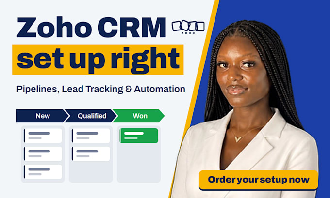 be your zoho CRM  zoho one expert for system setup