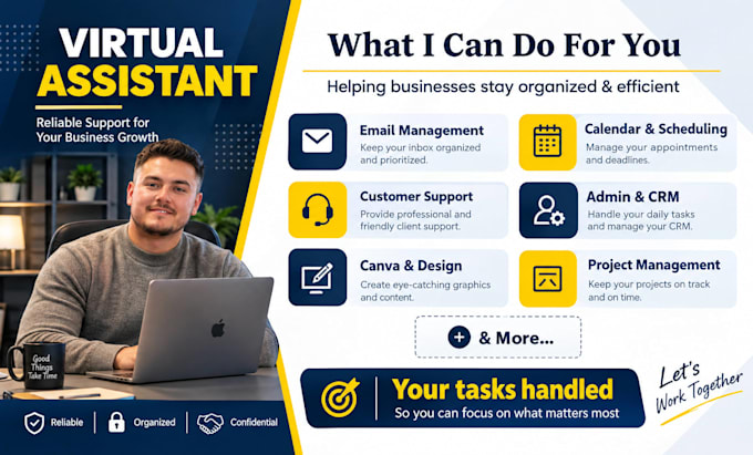 be your executive virtual assistant for email, calendar and customer support