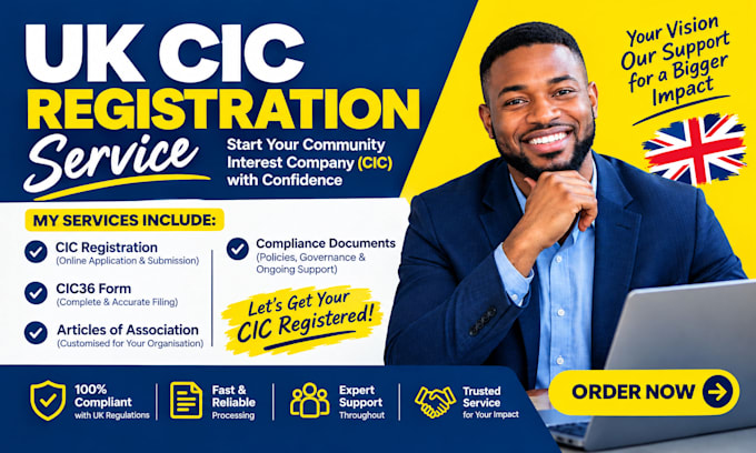 do uk cic registration, cic36 form articles and compliance document