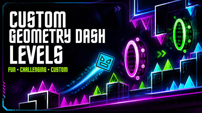create a custom geometry dash level layout for you