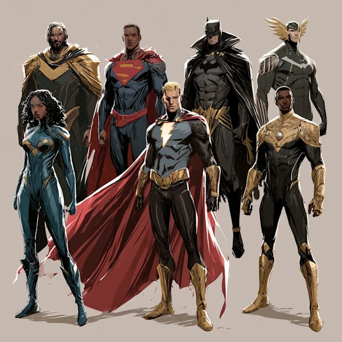 do a superhero comic