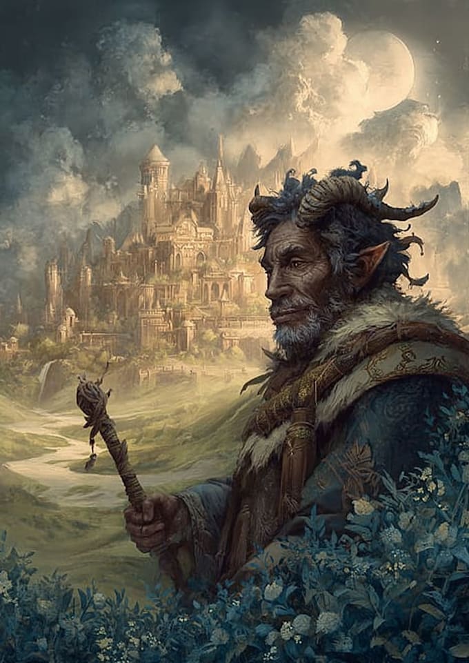 create a stunning fantasy character from your folklore idea