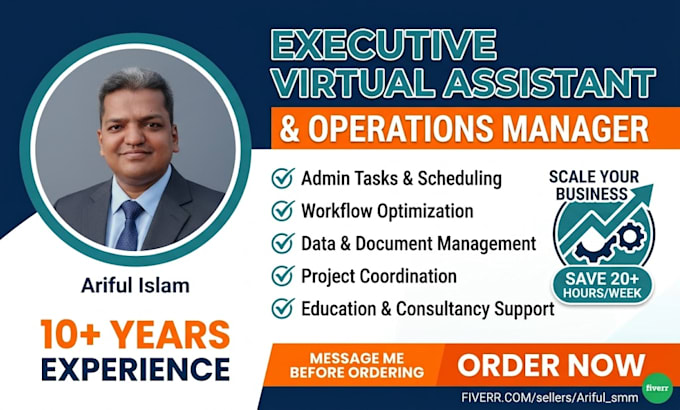 be your  virtual assistant for operations management