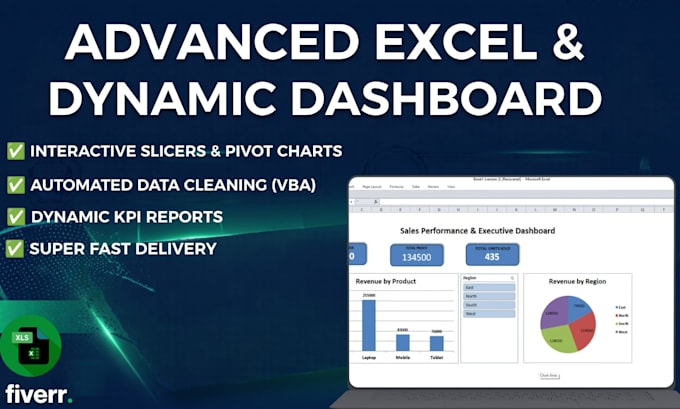 build advanced excel formulas and dynamic dashboard