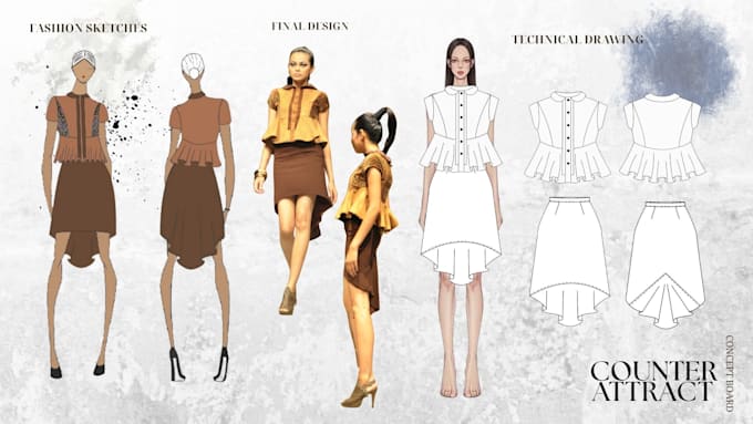 do technical drawing for fashion