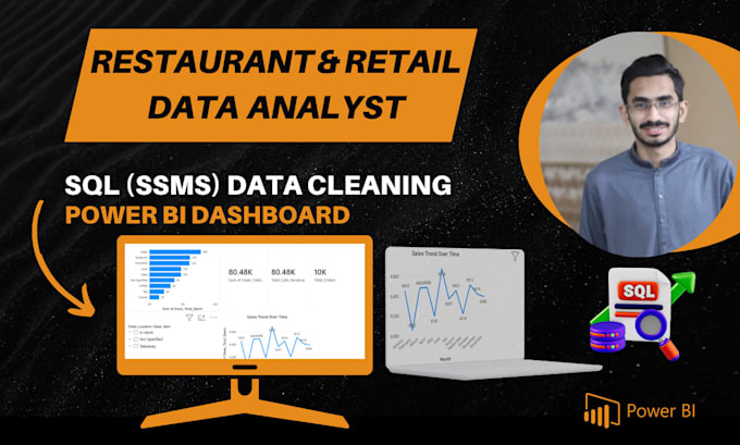 design a restaurant sales and menu analytics dashboard in power bi