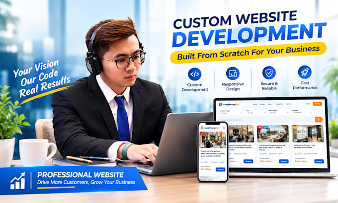 design and develop a custom website from scratch