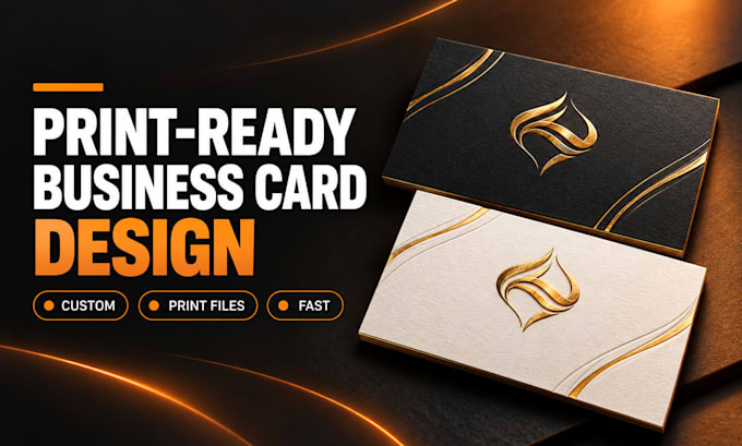 design a professional print ready business card