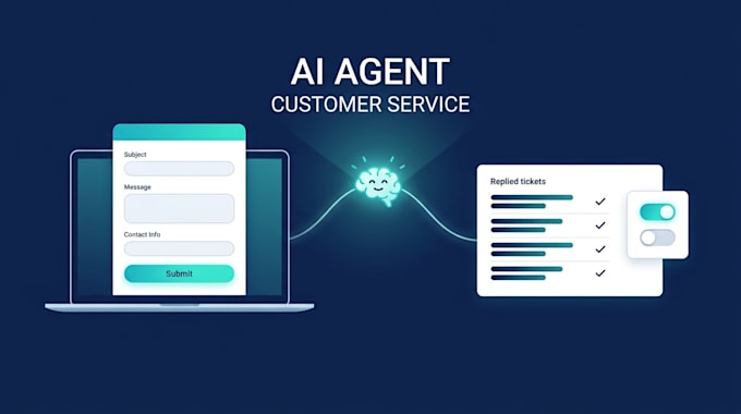 build an ai customer support agent with ticket and dashboard