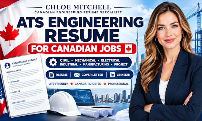 write an ats engineering resume for canadian jobs