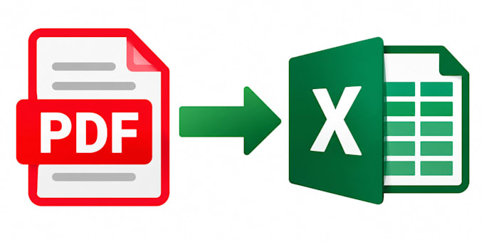 convert your PDF to excel