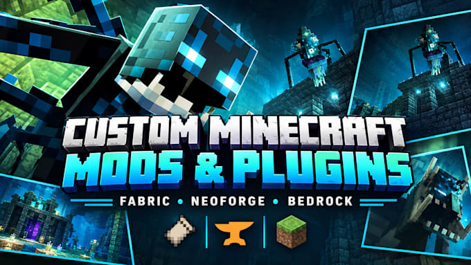 create custom minecraft mods for fabric, neoforge, plugins or bedrck addons