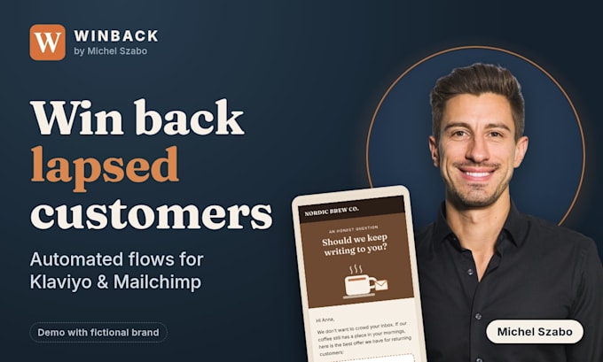 build a klaviyo win back flow to re engage inactive shopify customers