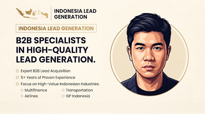 lead generations for indonesian enterprise company