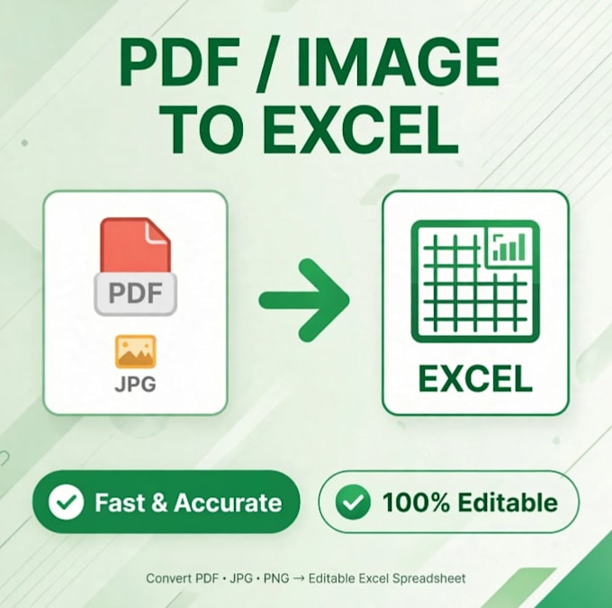 convert pdf to excel