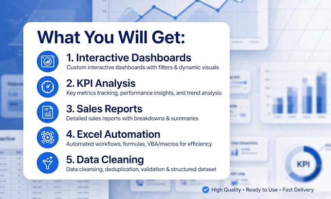 create interactive tableau dashboard and excel data visualization