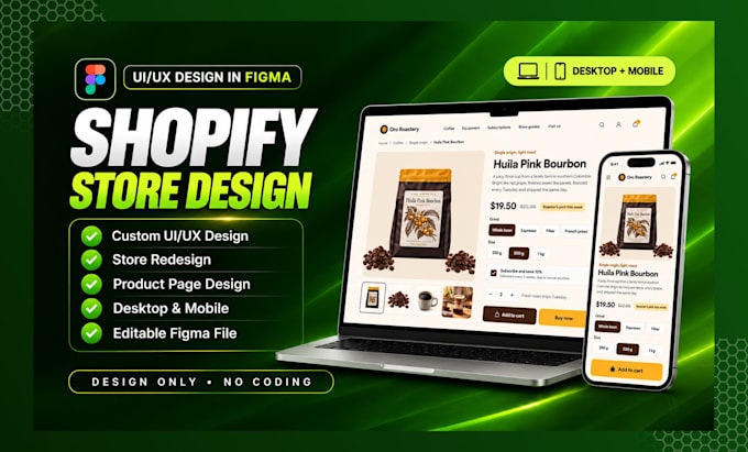 design or redesign your shopify store in figma