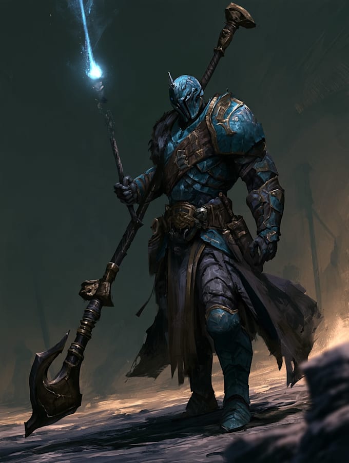 draw dnd character illustration