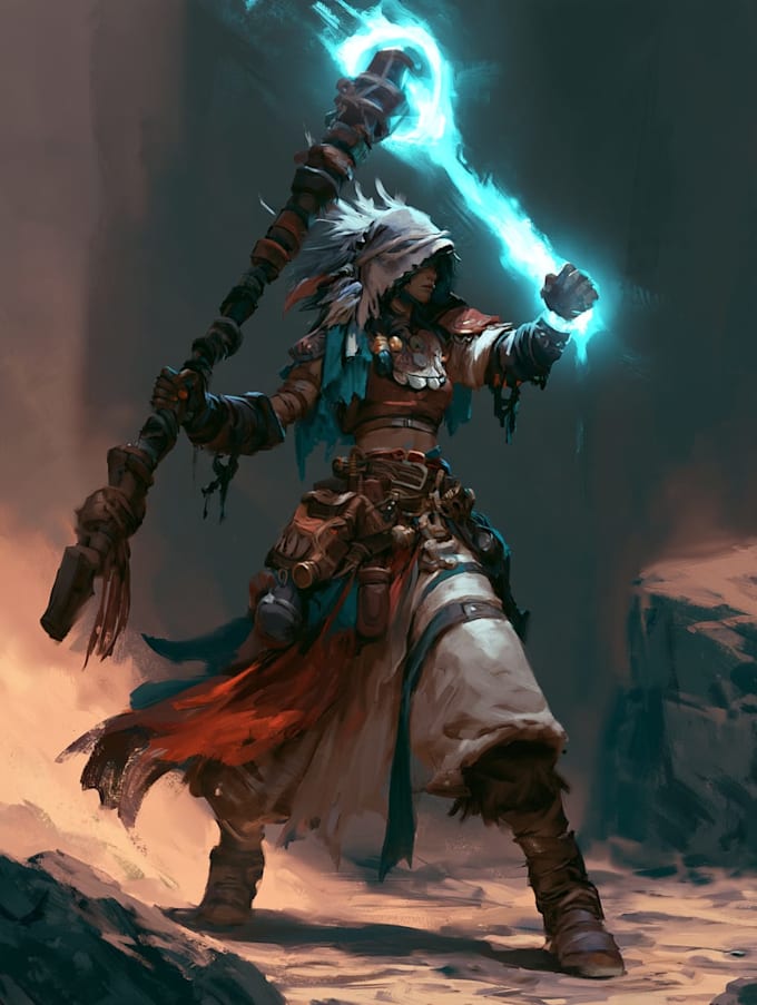 illustrate dnd character illustration