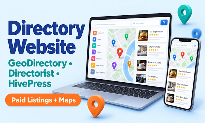 build a local directory website with geodirectory plugin directorist hivepress