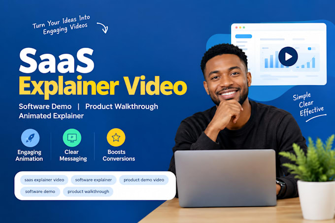 create a saas explainer video, software demo, product walkthrough and animation