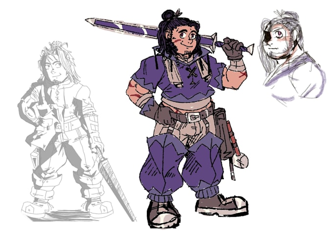 character design sheets for dnd and ocs