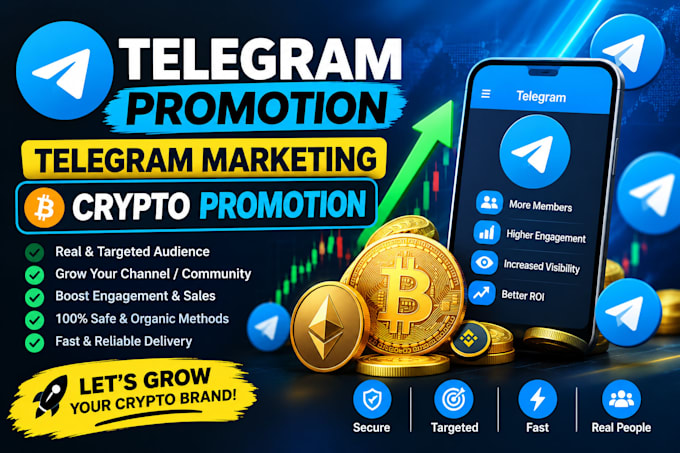 do telegram promotion telegram marketing crypto promotion