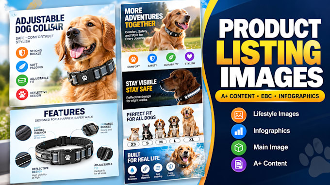 design amazon a plus content, amazon ebc, product listing images, aplus graphics