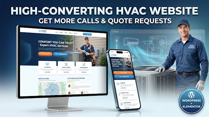 build a high converting hvac contractor website in wordpress