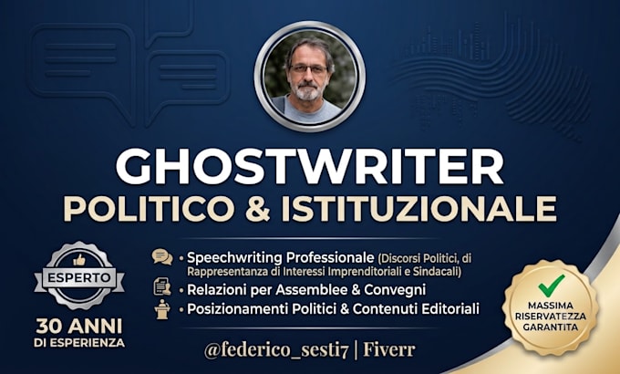 speech di rappresentanza politica