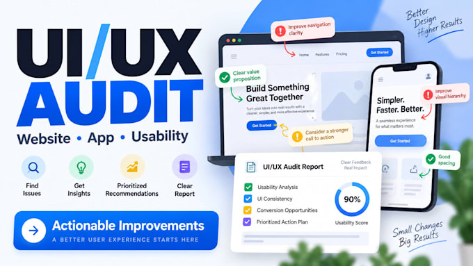 audit your website or app UI UX and usability
