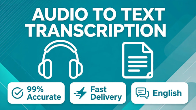 transcribe audio and video to text accurately and fast