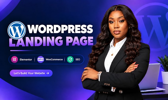 build a responsive wordpress landing page with elementor