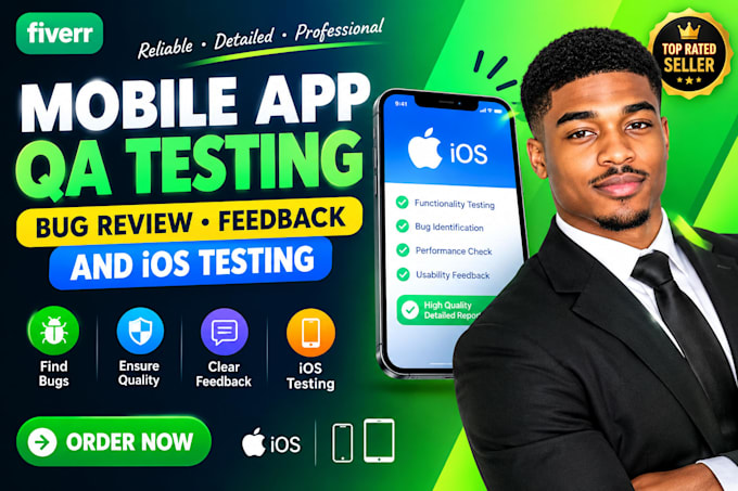 mobile app QA testing bug review feedback and IOS testing
