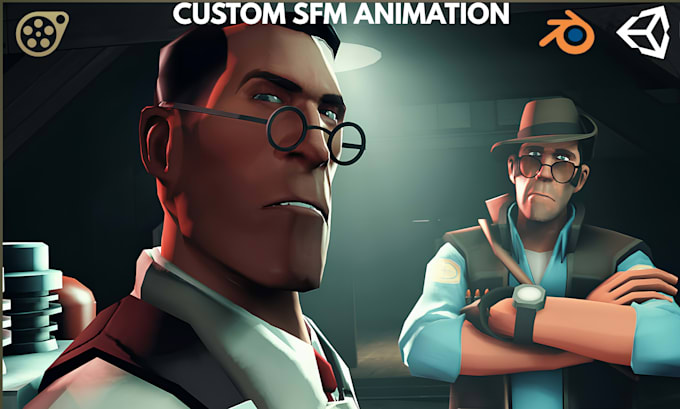 create, rig, port custom sfm animation fnaf character tf2 model gmod playermodel