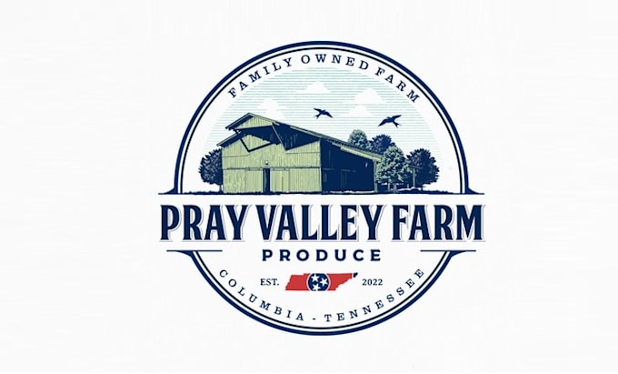 make classy family farm logo used across multiple mediums