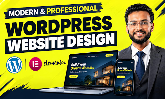 design any kind of wordpress website