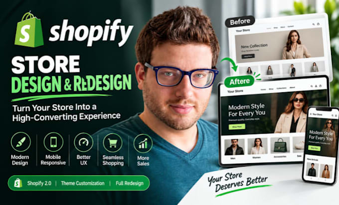 design shopify store, redesign shopify store, shopify revamp
