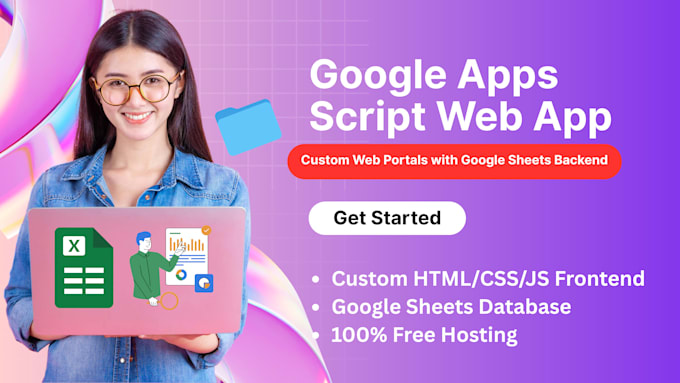 build google apps script web app with sheets backend