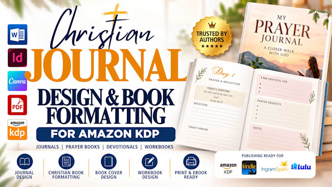 do amazon kdp journal formatting christian ebook design canva workbook design