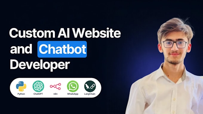 build an ai website, ai chatbot, chatgpt and manychat custom chatbots