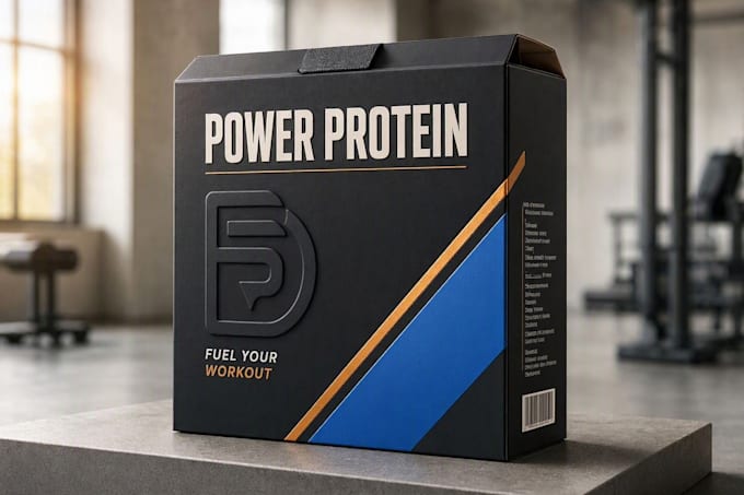 design creative packaging with 3d mockup and dieline