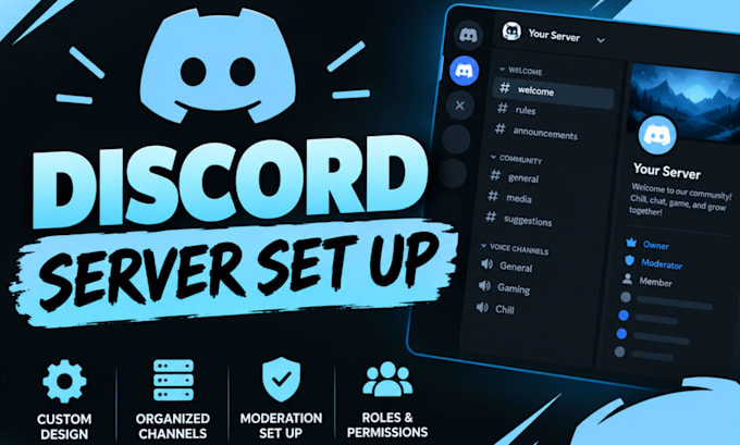 setup a custom gaming discord server