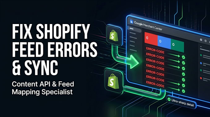 fix shopify google shopping product feed errors