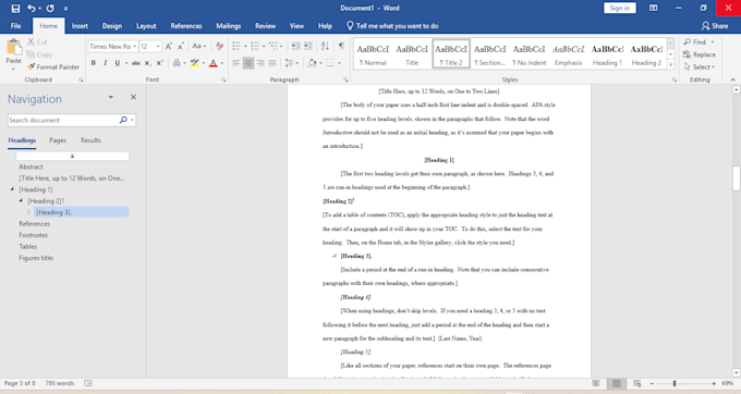 ms word english typing