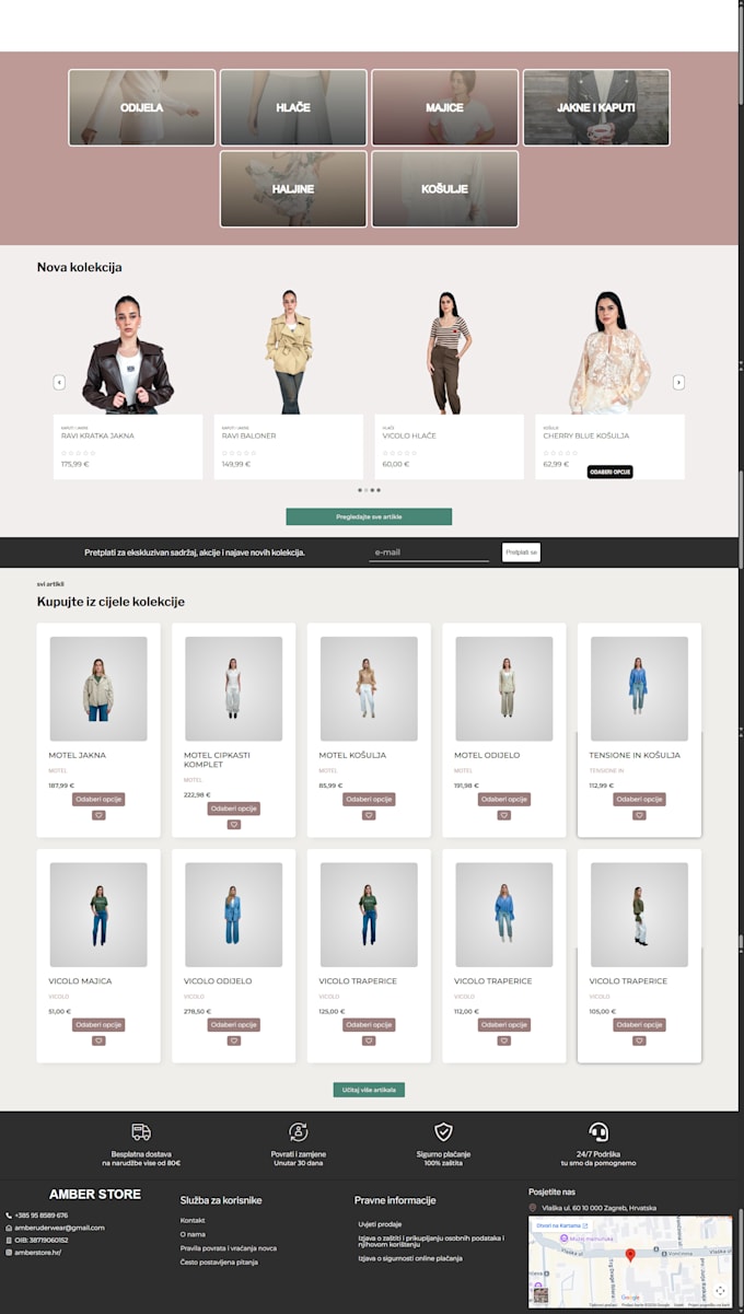 build a webpage or web shop