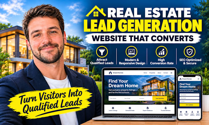 build a realtor website to showcase properties and generate leads